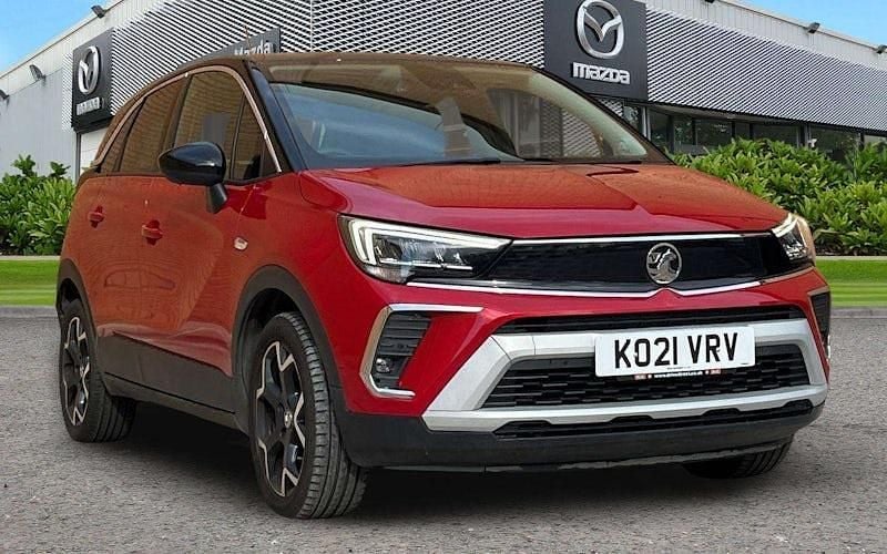 Used Vauxhall Crossland Elite 131 HP (96 kW) 2021 Red SUV