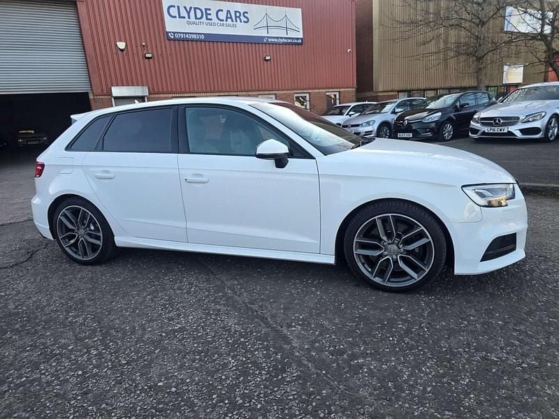 Used Audi S3 Sportback Black Edition 2018 White Hatchback