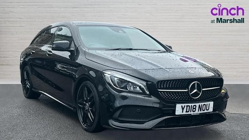 Used Mercedes CLA220 AMG line 177 HP (130 kW) 2018 Black Sedan