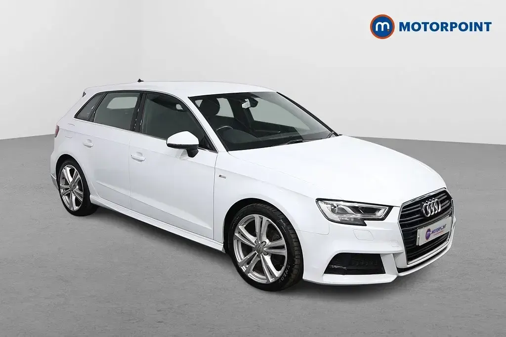 Begagnad Audi A3 S-Line 2020 Vit Sedan