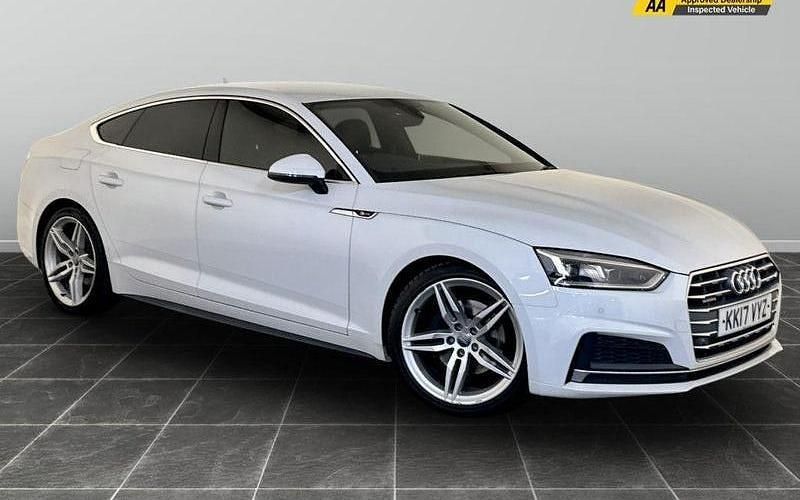 White Used 2017 Audi A5 Sportback S-Line Hatchback | £12,795 (Fair price) - Image 1/2