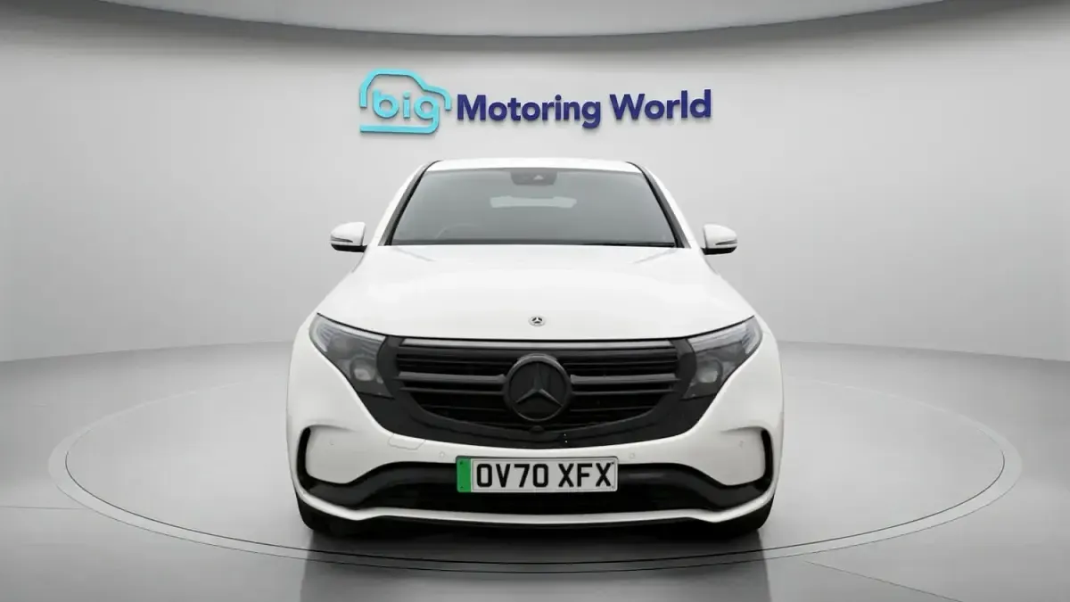 Used Mercedes EQC400 AMG line 300 kW (408 HP) 2020 White SUV