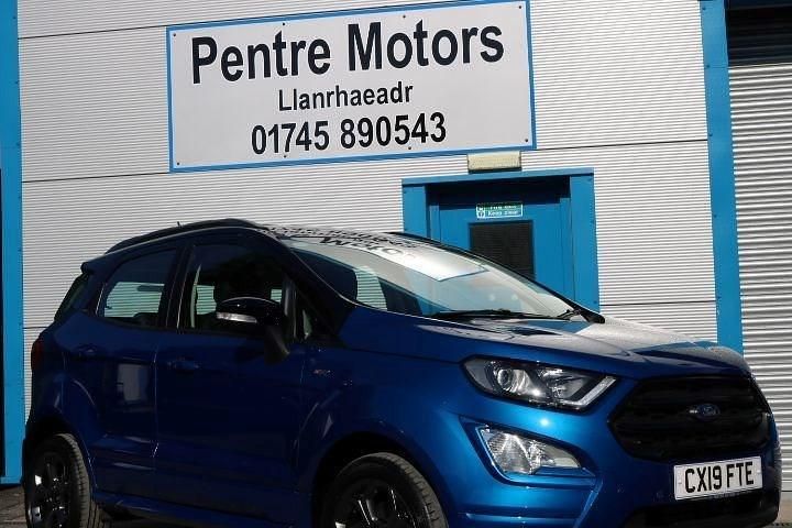 Used Ford Ecosport ST-Line 140 HP (102 kW) 2019 Blue SUV