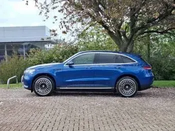 Used Mercedes EQC400 AMG Line Premium 300 kW (408 HP) 2023 Blue SUV