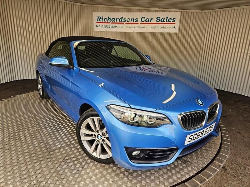 Blue Used 2019 BMW 218 Sport Line Cabriolet | £16,000 (Fair price) - Image 1/4