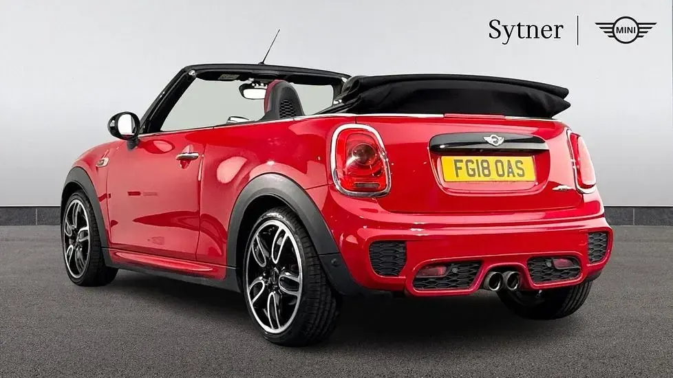 Used Mini John Cooper Works Cabriolet 228 HP (167 kW) 2018 Red Cabriolet