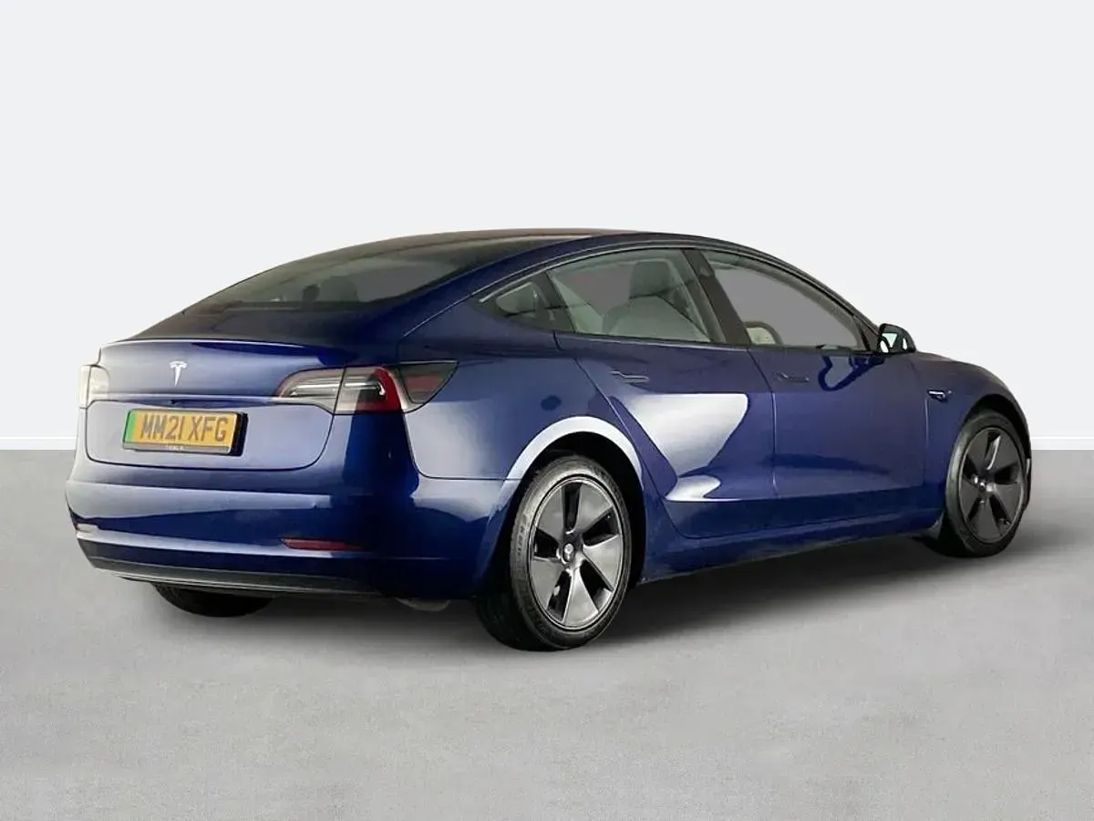 Used Tesla Model 3 Standard Range 366 kW (498 HP) 2021 Blue Sedan