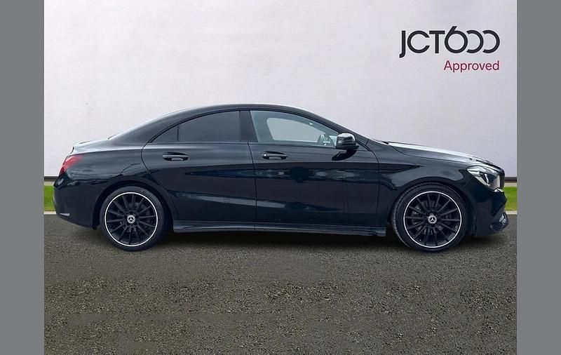Used Mercedes CLA220 AMG line 168 HP (123 kW) 2019 Black Sedan