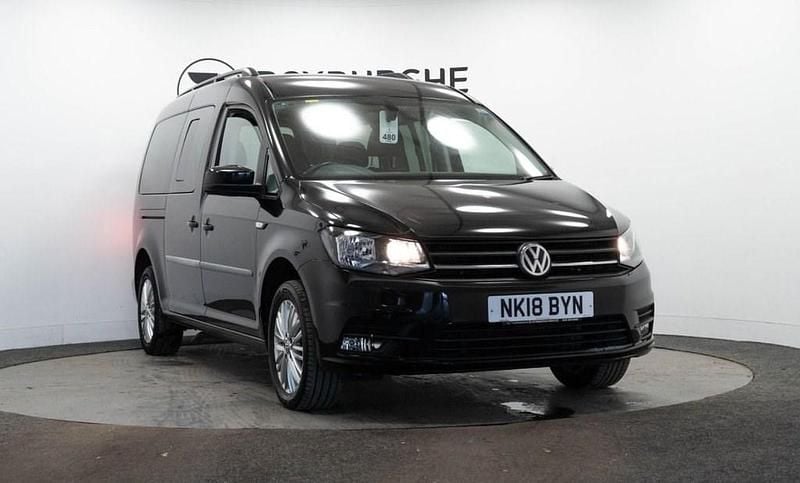 Black Used 2018 VW Caddy Maxi MPV | £10,995 (Good price) - Image 1/4
