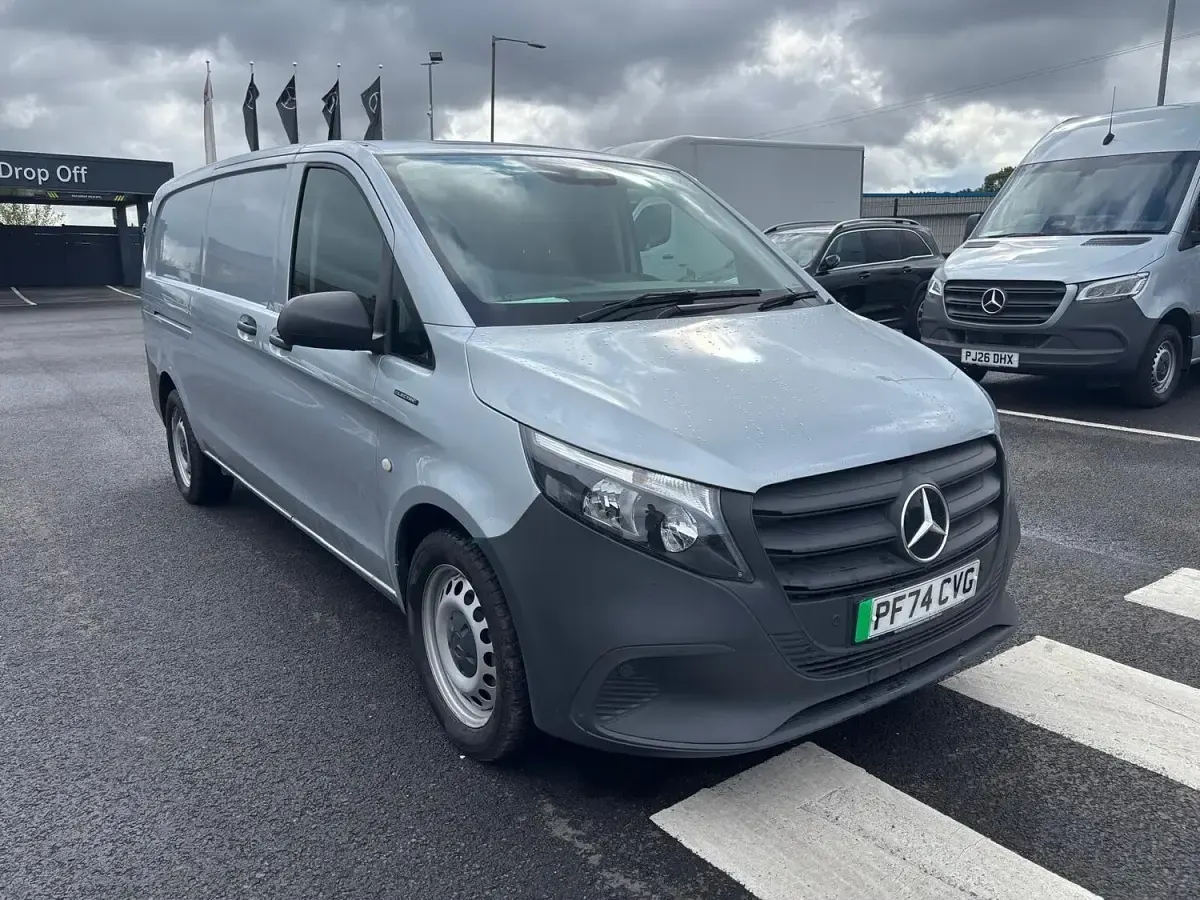 Used Mercedes e-Vito Progressive 66 kW (90 HP) 2025 Silver Van
