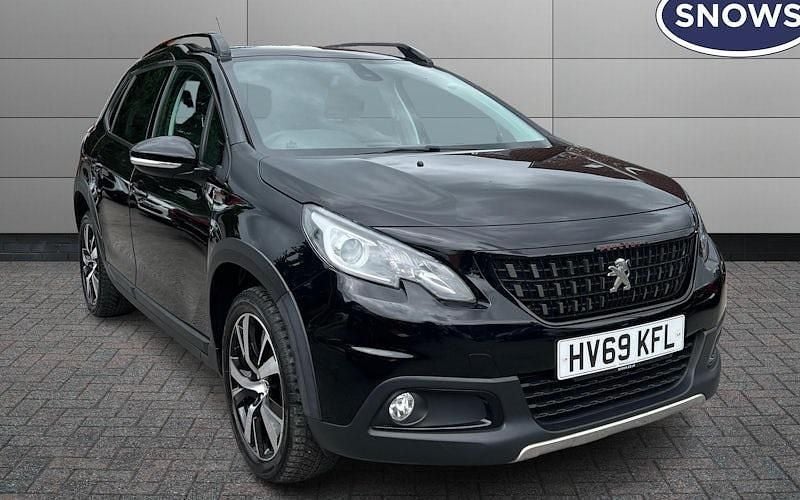 Black Used 2019 Peugeot 2008 GT-line SUV | £10,941 (Good price) - Image 1/4