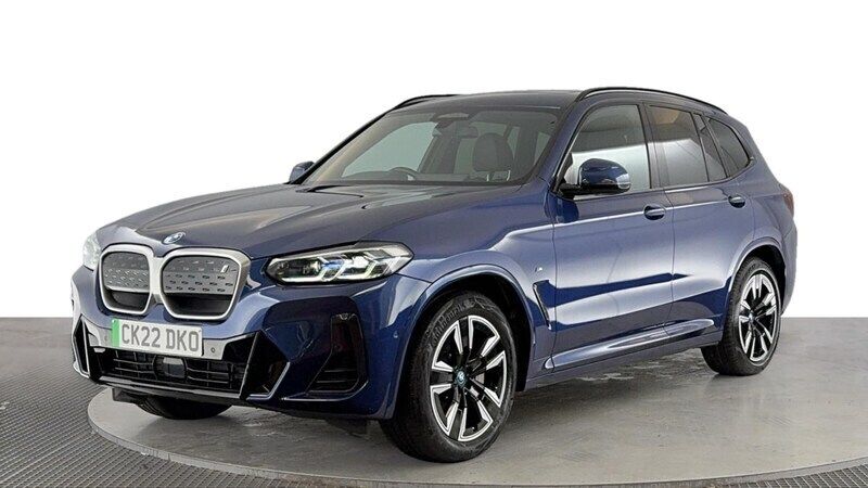 Blue Used 2022 BMW iX3 M Sport SUV | £24,320 (Good price) - Image 1/4