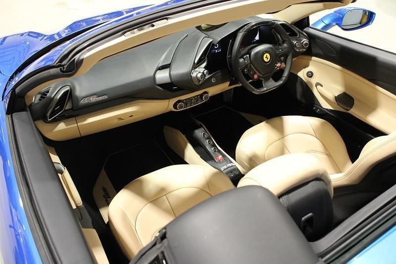 Used Ferrari 488 2017 Blue Cabriolet