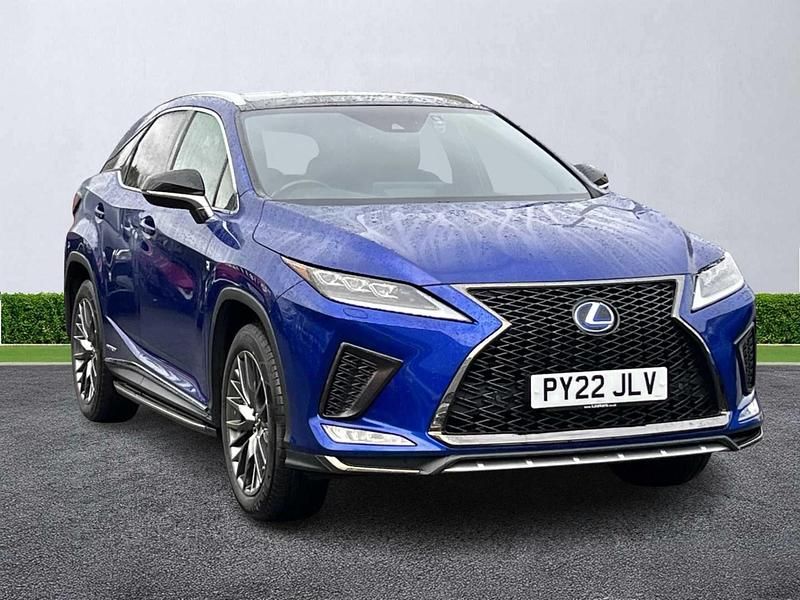 Blue Used 2022 Lexus RX450h Sport Line SUV | £33,499 - Image 1/4