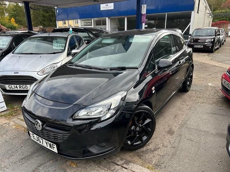 Used Vauxhall Corsa Edition 90 HP (66 kW) 2017 Black Hatchback