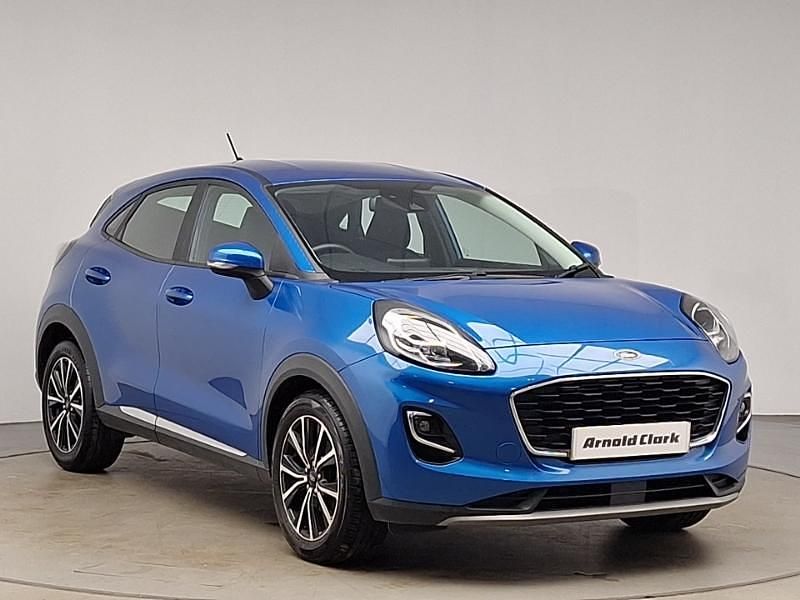 Blue Used 2020 Ford Puma Titanium Hatchback | £12,498 (Fair price) - Image 1/4