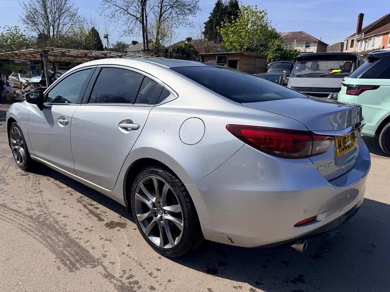 Begagnad Mazda 6 Inclusive 150 HK (110 kW) 2015 Silver Sedan