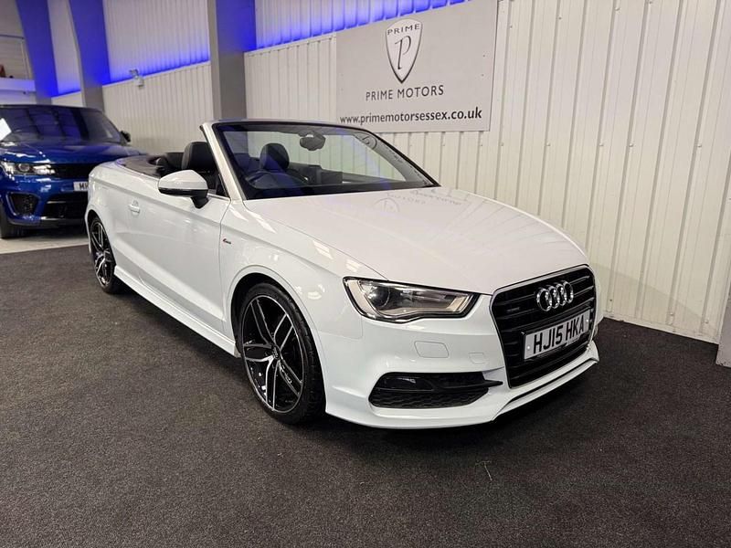 Used Audi A3 Cabriolet S-Line 2015 White Cabriolet
