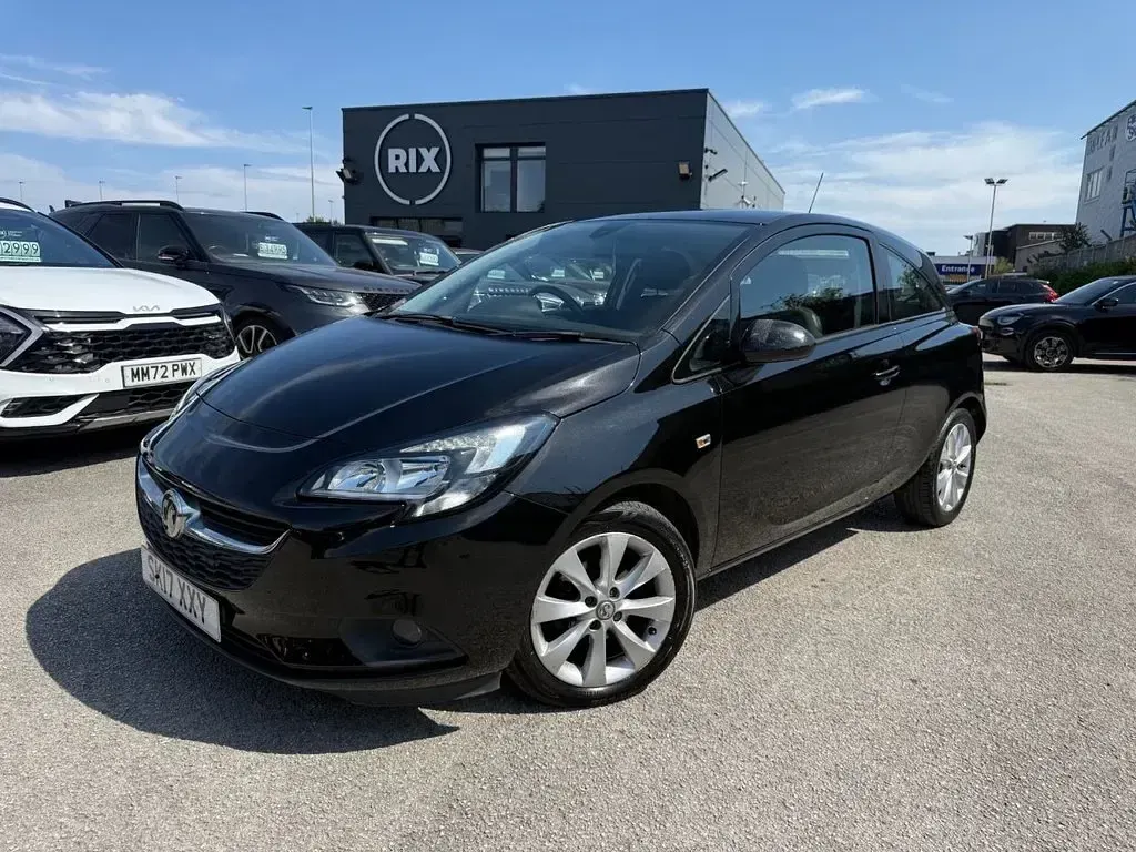 Used Vauxhall Corsa 75 HP (55 kW) 2017 Black Hatchback