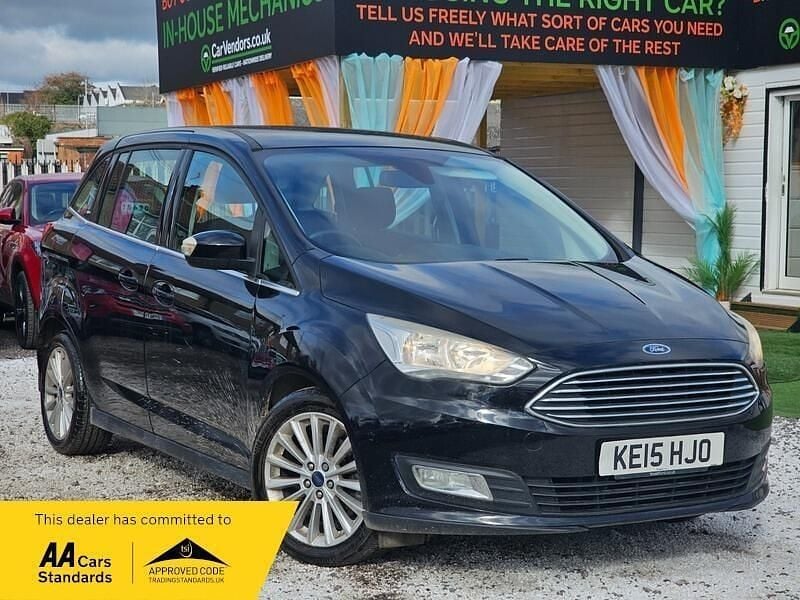 Used Ford Grand C-Max Titanium 120 HP (88 kW) 2015 Black MPV