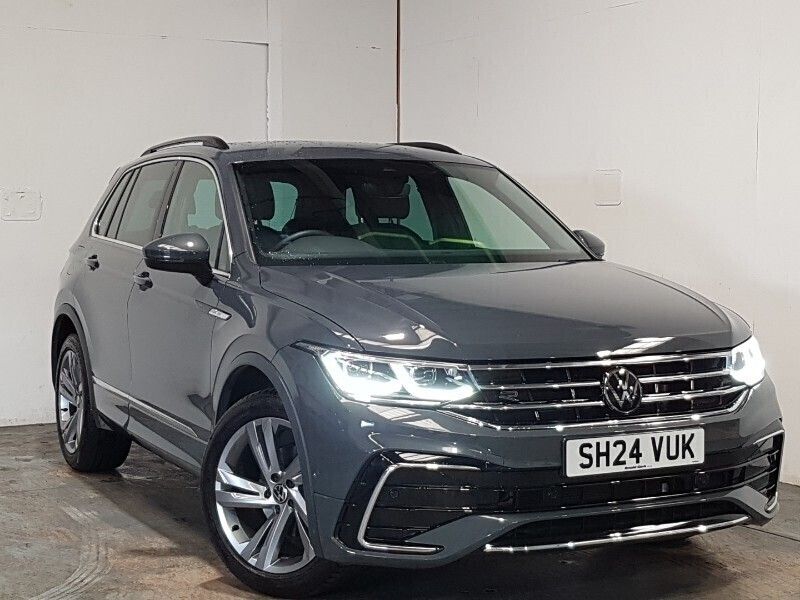 Grey Used 2024 VW Tiguan R-line Edition SUV | £31,498 (Fair price) - Image 1/4