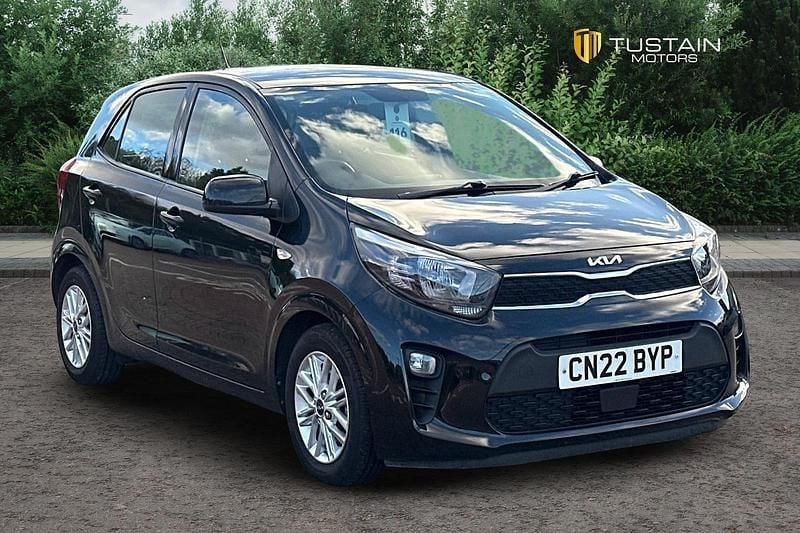 Black Used 2022 Kia Picanto 2 Hatchback | £8,199 (Fair price) - Image 1/3