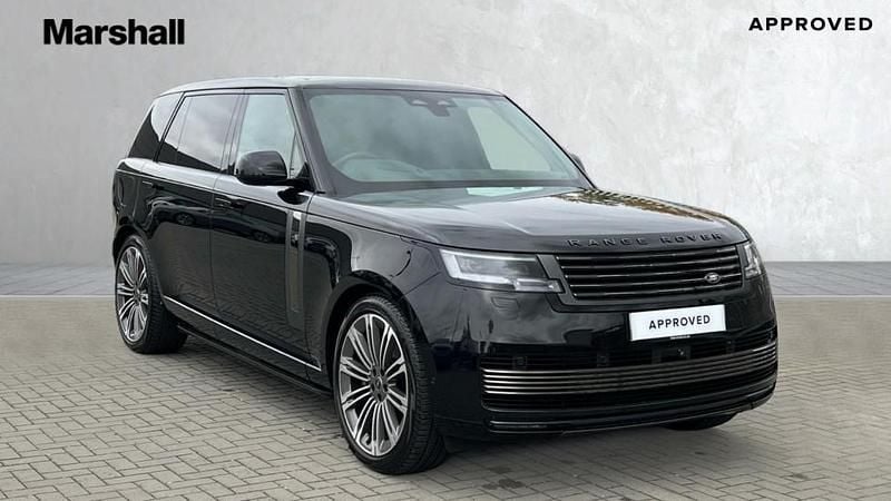 Metallic santorini black Used 2025 Land Rover Range Rover SUV | £162,991 - Image 1/4