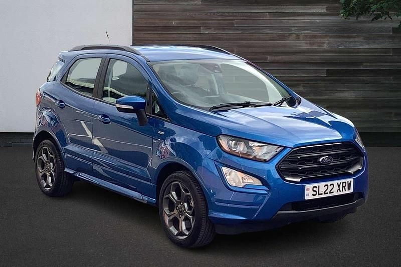 Blue Used 2022 Ford Ecosport ST-Line SUV | £13,749 (Fair price) - Image 1/4