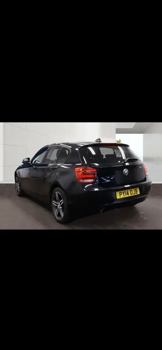 Used BMW 116 Sport Line 2014 Black Hatchback