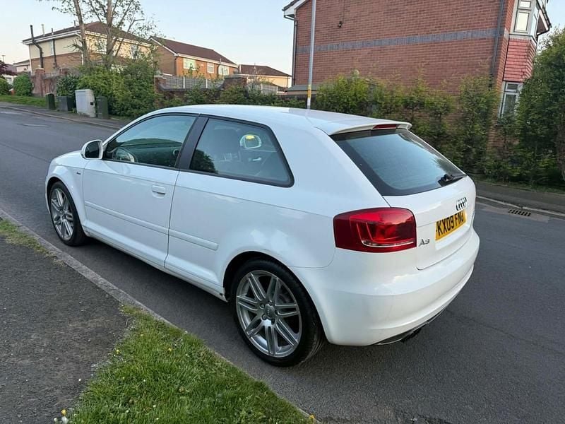 Used Audi A3 S-Line 2009 White Hatchback