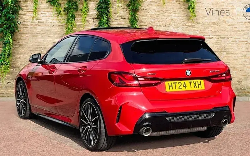 Used BMW M135 Shadowline 306 HP (225 kW) 2024 Red Hatchback