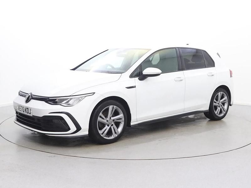 Used VW Golf VII R-line 150 HP (110 kW) 2020 White Hatchback