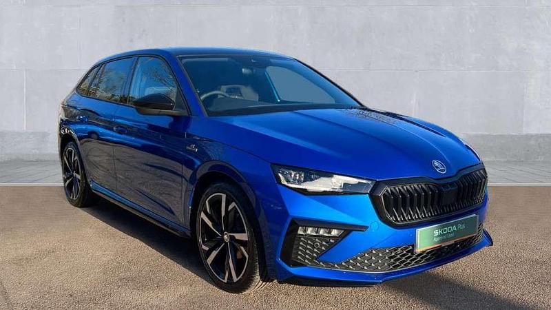 Race blue metallic Used 2024 Skoda Scala Monte Carlo Hatchback | £23,249 (Expensive) - Image 1/4