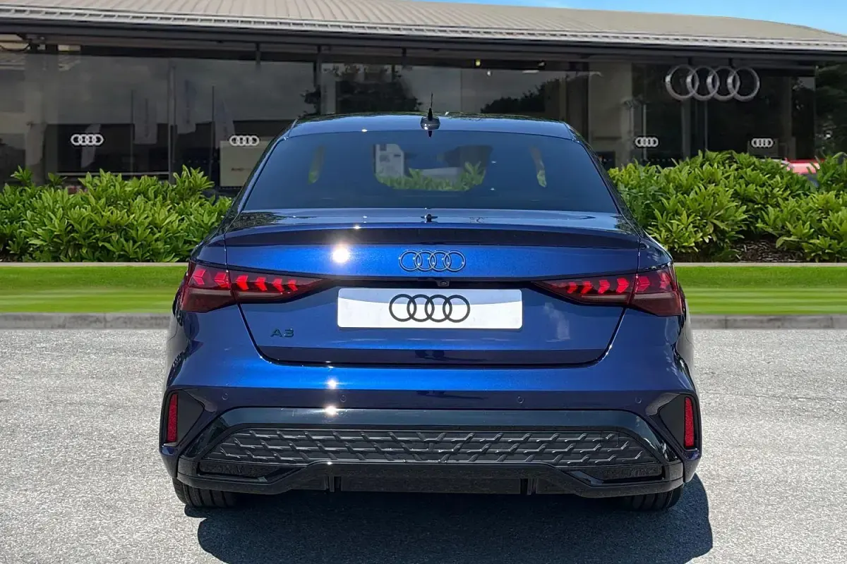 New Audi A3 Black Edition 2026 Blue Sedan