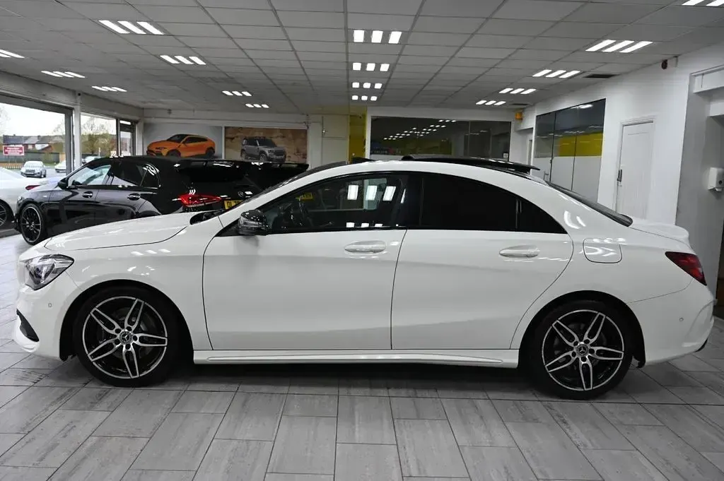 Used Mercedes CLA220 AMG line 177 HP (130 kW) 2017 White Sedan
