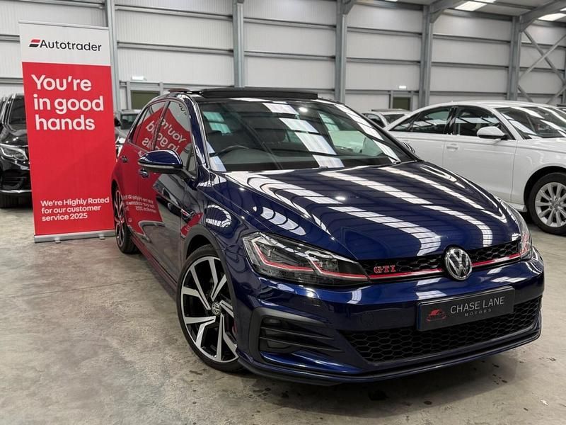 Begagnad VW Golf VII GTI 2020 Blå Halvkombi