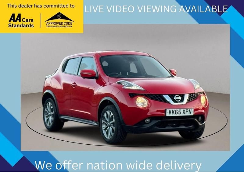 Red Used 2015 Nissan Juke Tekna SUV | £4,395 (Fair price) - Image 1/3