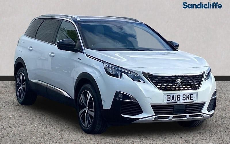 Second-hand Peugeot 5008 GT-line 131 CP (96 kW) 2020 Alb SUV