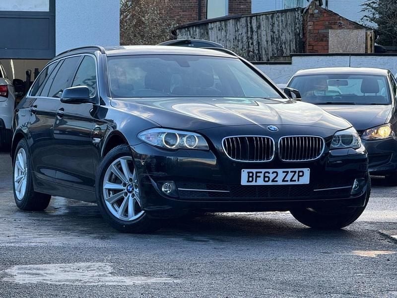 Black Used 2012 BMW 520 Comfort Edition Estate | £5,495 (Fair price) - Image 1/4