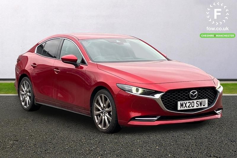 Begagnad Mazda 3 Inclusive 179 HK (131 kW) 2020 Röd Sedan