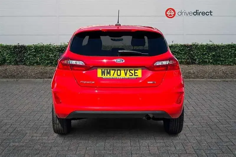 Used Ford Fiesta Titanium 2021 Red Hatchback