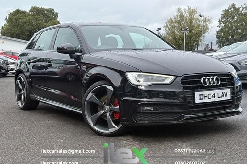 Black Used 2015 Audi A3 S-Line Hatchback | £9,995 (A bit pricey) - Image 1/1