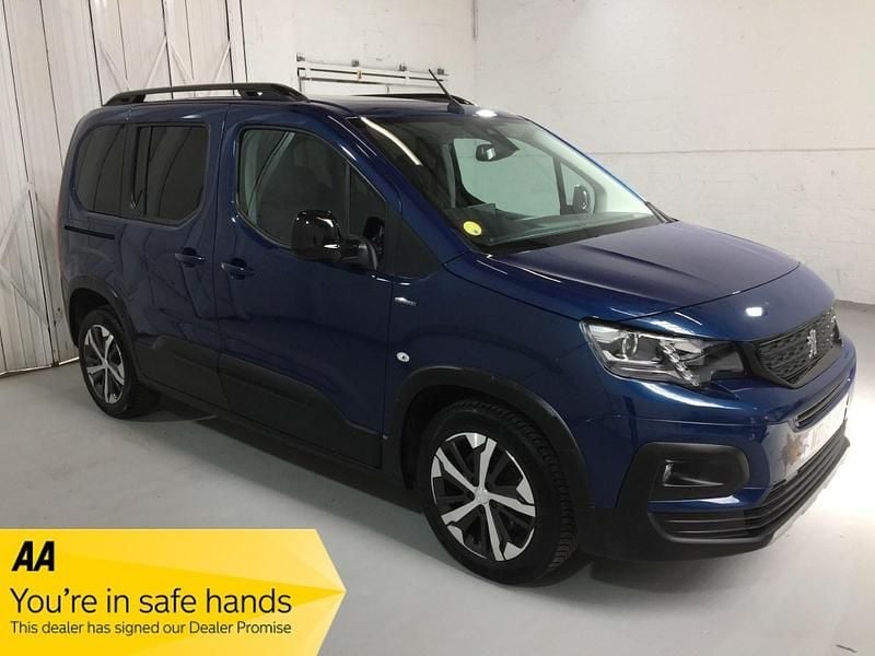 Blue Used 2019 Peugeot Rifter GT-line MPV | £15,900 (Good price) - Image 1/4