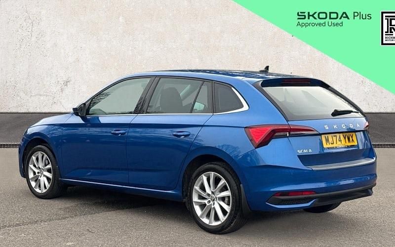 Used Skoda Scala SE L 150 HP (110 kW) 2024 Blue Hatchback