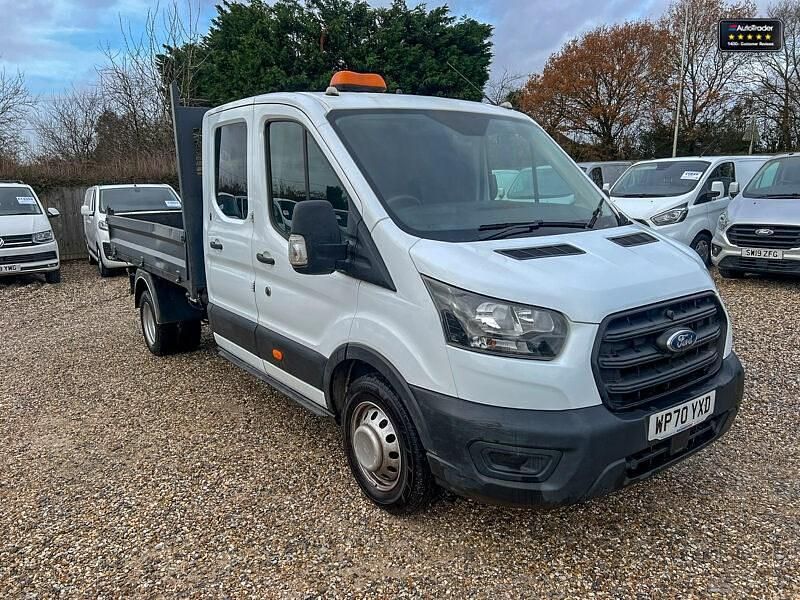 Used Ford Transit 130 HP (95 kW) 2021 White Cabriolet
