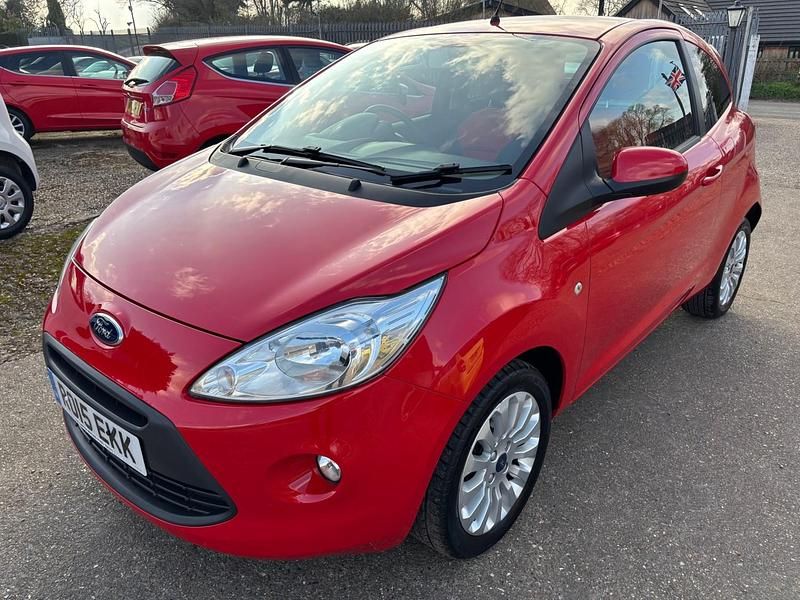 Used Ford Ka Zetec 2015 Red Hatchback