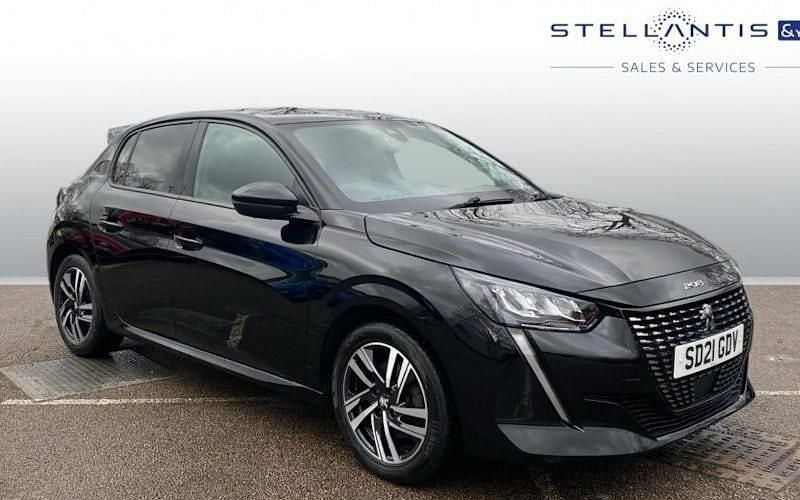 Black Used 2021 Peugeot 208 Allure Premium Hatchback | £11,065 (Fair price) - Image 1/3