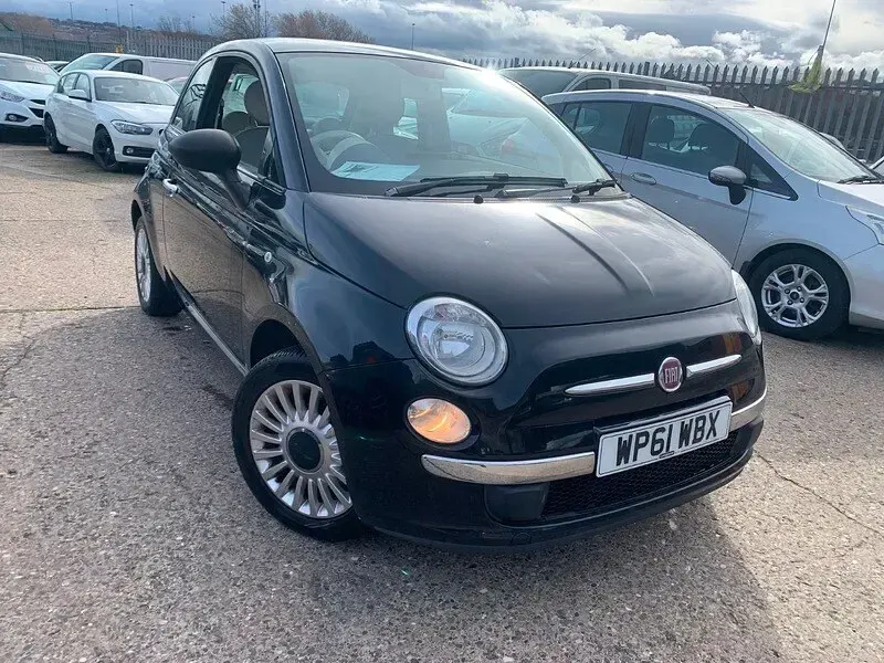 Gebraucht Fiat 500 Lounge 69 PS (50 kW) 2011 Schwarz Kleinwagen