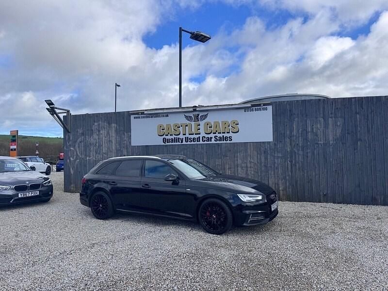 Used Audi A4 S-Line 190 HP (139 kW) 2017 Black Estate