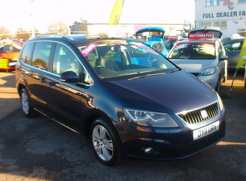 Blue Used 2011 Seat Alhambra SE MPV | £5,995 (Expensive) - Image 1/4